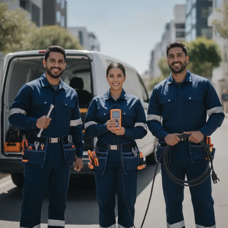 Ponto de Carregamento equipe em Gravata